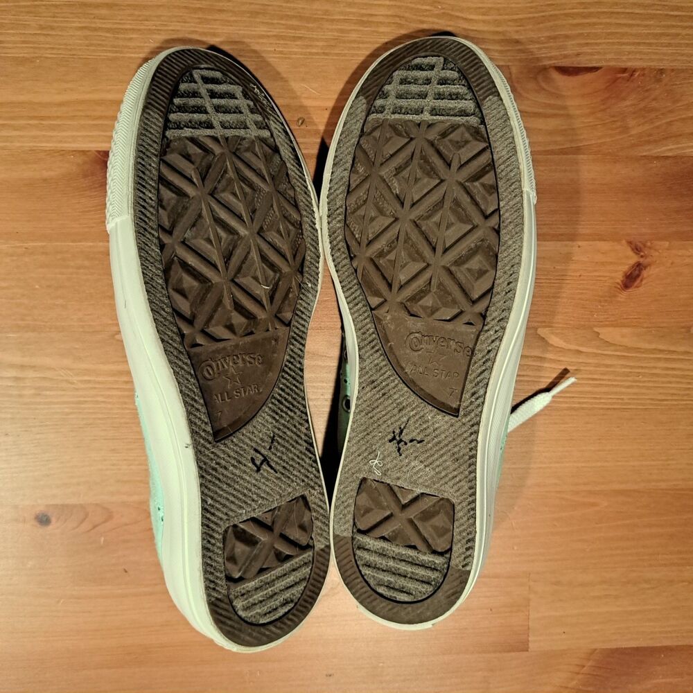 Converse Chuck Taylor All Star Mint Eyelet Women's 9 - Picture 5 of 7